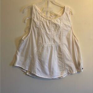 White Sleeveless Women's Top